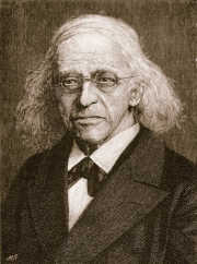 Theodor
              Mommsen, portrait of a scientist moving Varus battle from
              Teutoburg Forest to Osnarbrck