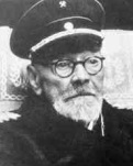 Emil Kirdorf, portrait
                    with sailor's hat