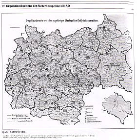 Grossdeutschland 1940, Karte / Greater
                        Germany in 1940, map