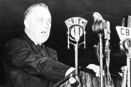 Roosevelt, quarantine speech in
                              Chicago, 5 October 1937