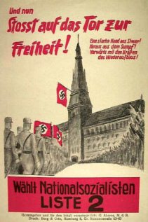 Poster of NSDAP in Weimar
                                      Republic "Open the door for
                                      freedom - List 2", July 1932
