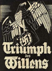Plakat im 3R "Triumph des
                                    Willens" 1935