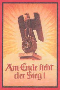 Poster of 3R "At the end
                                    will be victory" (German:
                                    "Am Ende steht der Sieg"),
                                    1943 appr.