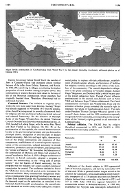 Encyclopaedia Judaica (1971):
                          Czechoslovakia (CSSR), vol. 5, col. 1189-1190