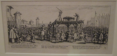 Jacques Callot ber Kriegsverbrechen im
                          30-jhrigen Krieg: Die Rderung