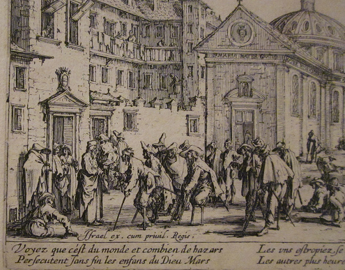 Jacques Callot ber Kriegsverbrechen im
                          30-jhrigen Krieg: Bettler und Krppel,
                          Nahaufnahme 02