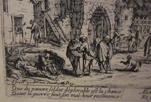 Jacques Callot ber Kriegsverbrechen im
                          30-jhrigen Krieg: Das Spital, Nahaufnahme 01