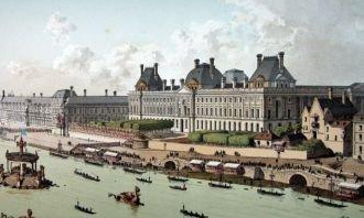 Louvre in Paris 1793 ca.