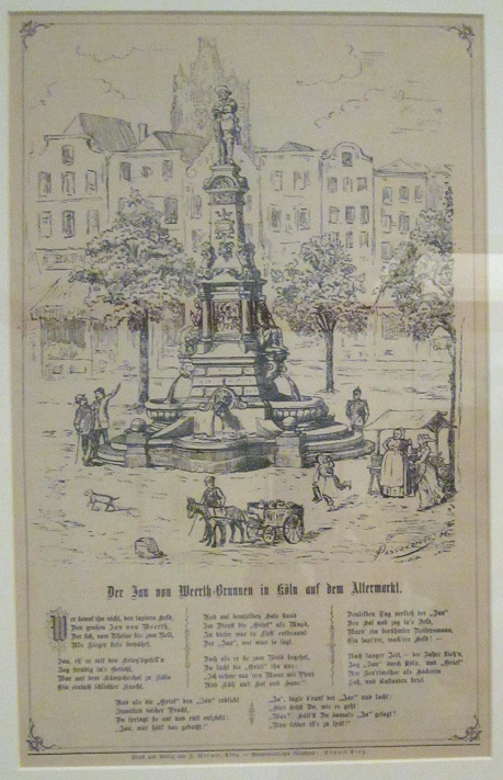 Jan von Werth-Brunnen auf dem Alten Markt
                (Altermarkt) in Kln