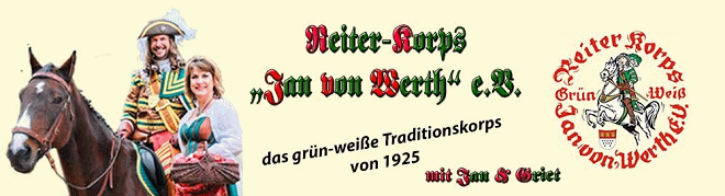 Logo des Karnevalsvereins
              "Reiter-Korps Jan von Werth e.V. 1925"