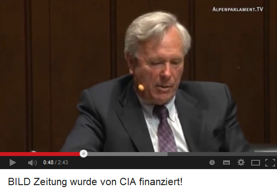 YouTube: BILD Zeitung wurde
                  von CIA finanziert! - Aussagen von Andreas von Blow