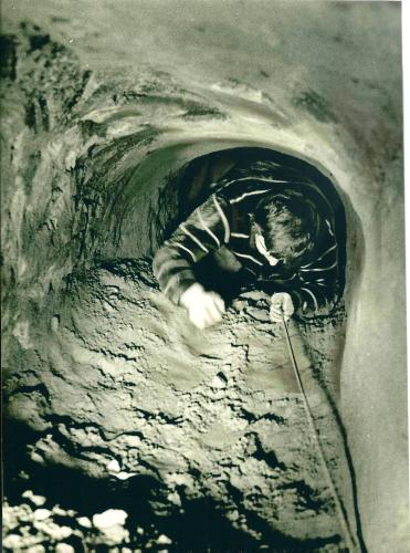 Mauerflucht
                ("Republikflucht") im Tunnel