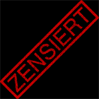 Zensiert-Stempel