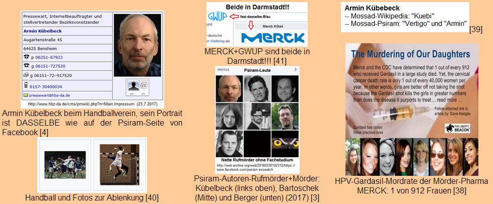 Armin Kbelbeck bei der
                                    kriminellen Pharma-Firma MERCK, und
                                    bei Wikipedia und Psiram zensiert er
                                    fr die Pharma, und den
                                    Frauen-Massenmord durch die
                                    HPV-Impfung wird vertuscht