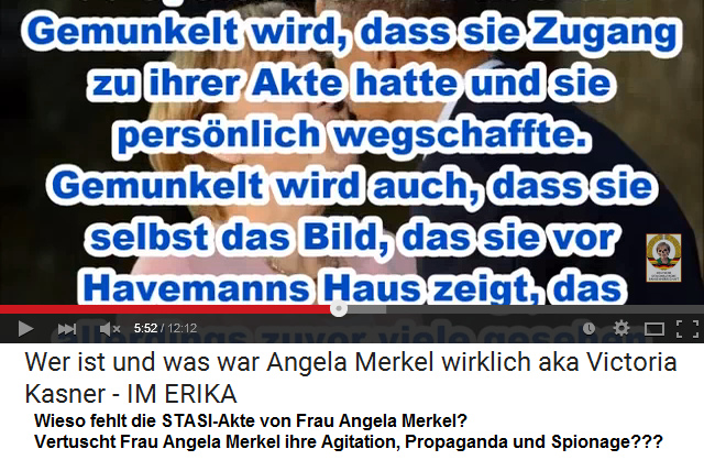 Irgendjemand hat die STASI-Akte von Frau
                    Merkel weggeschafft, wahrscheinlich war es Frau
                    Merkel selbst...