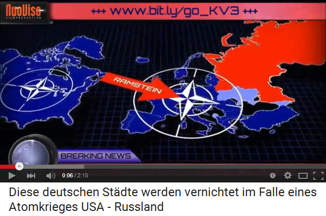 Der Atomkrieg um Europa
                      wird schon geplant: Ramstein ist als erstes dran