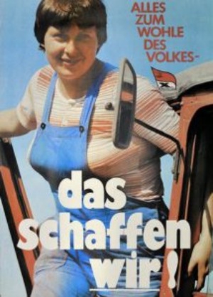 10. Parteitag der SED 1981 mit dem Merkel-Mantra
                  "Das schaffen wir" / "Wir schaffen
                  das"