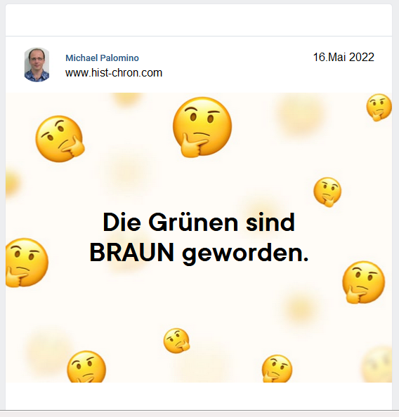 Die Grnen sind BRAUN geworden - 16.5.2022