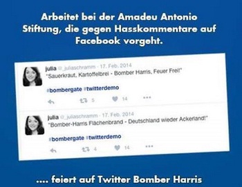 Die Amadeu-Antonio-Stiftung
                                      hetzt mit Harris gegen
                                      Deutschland