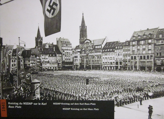 Regional Nazi parliament on Roos
                  Square (French: Kleber Square) in Strasbourg