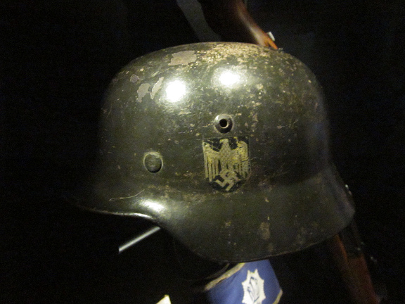 Helmet of the
                German Wehrmacht in Strassburg