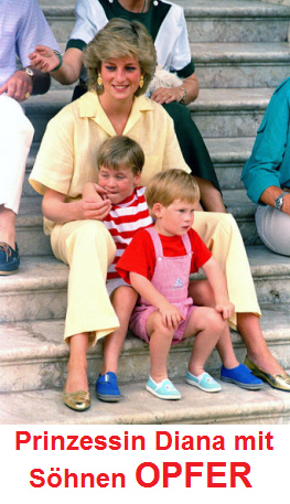 Prinzessin Diana, OPFER, mit ihren
                                Shnen