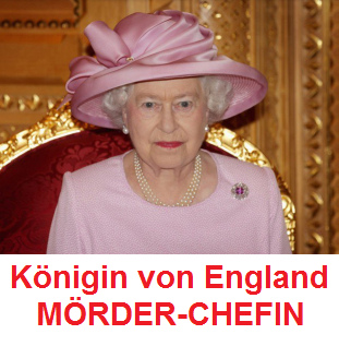 Die Knigin von England, die
                                Mrder-Chefin, ein satanistisches
                                Reptil