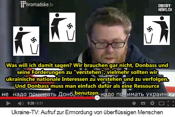 Journalist Butkewitsch behauptet, man
                              muss die Region Donbass einfach nur als
                              Ressource benutzen und entvlkern