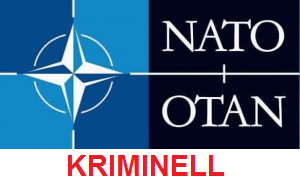 Symbol
                      der kriminellen NATO: Wer dort dabei ist, wird in
                      Kriege und falsche Bndnisse mit der kriminellen
                      "USA" gezwungen