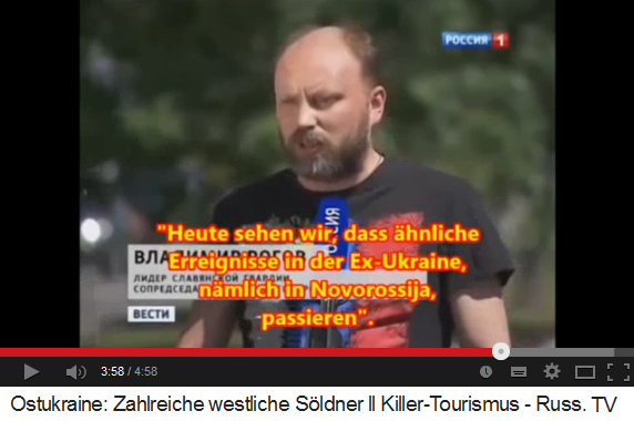 Gnadenlose Aktionen
                            wiederholen sich in der Ukraine zum Beispiel
                            in Novorossija.