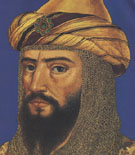 Saladin, Portrait. Er liess Guy de Lusignan
                        am Leben...