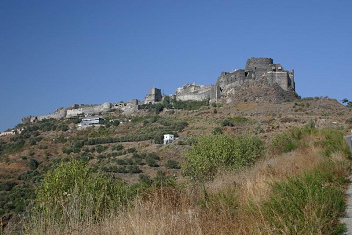 Burg Margat, Gesamtansicht, eine der
                          wichtigsten und besterhaltensten
                          "Kreuzfahrerburgen" [42]