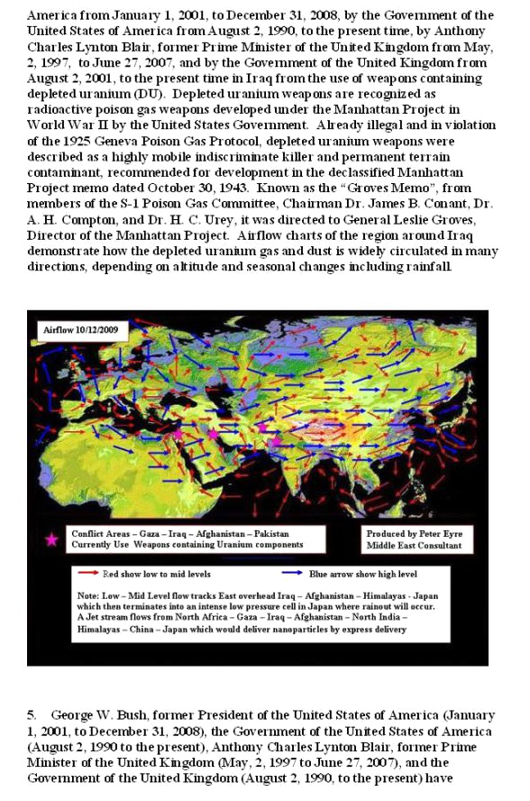 Urteil von Kuala Lumpur gegen Bush
                              und Blair wegen Uraniummunition 02