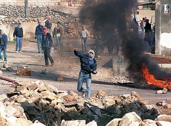 Intifada in Jerusalem,
                      Palästinenser gegen Zionisten