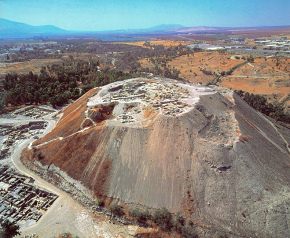 Beth-Shean /
                          Scythopolis: a part of the high hill of ruins
                          (tell)