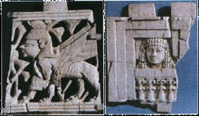 Samaria:
                        ebony reliefs in the palace of northern Reich of
                        Israel (northern kingdom of Israel), Egypt
                        style