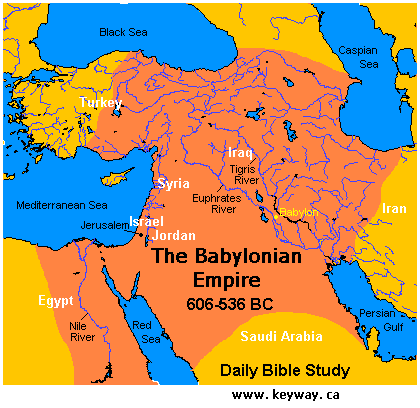 Karte
                      Babylonisches Reich Nebukadnezar