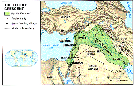 Map of "Fertile Crescent"