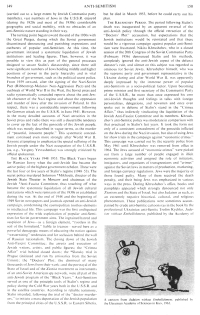 Encyclopaedia Judaica (1971):
                        Anti-Semitism, vol. 3, col. 149-150