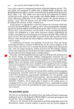 Benjamin Pinkus: libro: The Soviet
                          government and the Jews, Seite 310