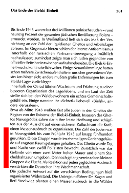 Nechama Tec: Buch: Bewaffneter
                              Widerstand, S. 281