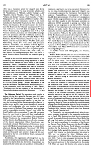 Encyclopaedia Judaica 1971: Vienna,
                            vol. 16, col. 127-128, with the indication
                            of hundreds of thousands of Jewish refugees
                            and emigrants from Eastern Europe after
                            World War II. in Vienna