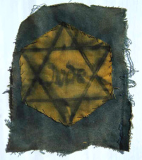 Germany, Jewish star in a hexagon with
                          inscription "Jude"
                          ("Jew")