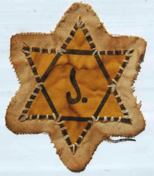 Belgium, Jewish star with inscription
                          "J."