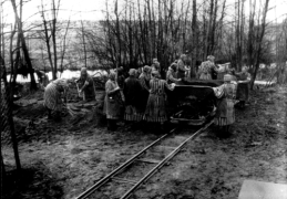 Concentration camp Ravensbrueck (women
                          camp), earthworks