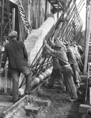 Bremen, submarine bunker Vanlentin,
                          forced labourers