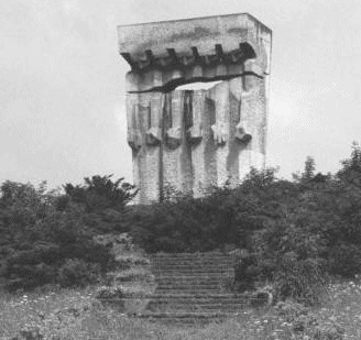 Plaszow (near Cracaw, Poland), memorial for
                        the concentration camps and the deads