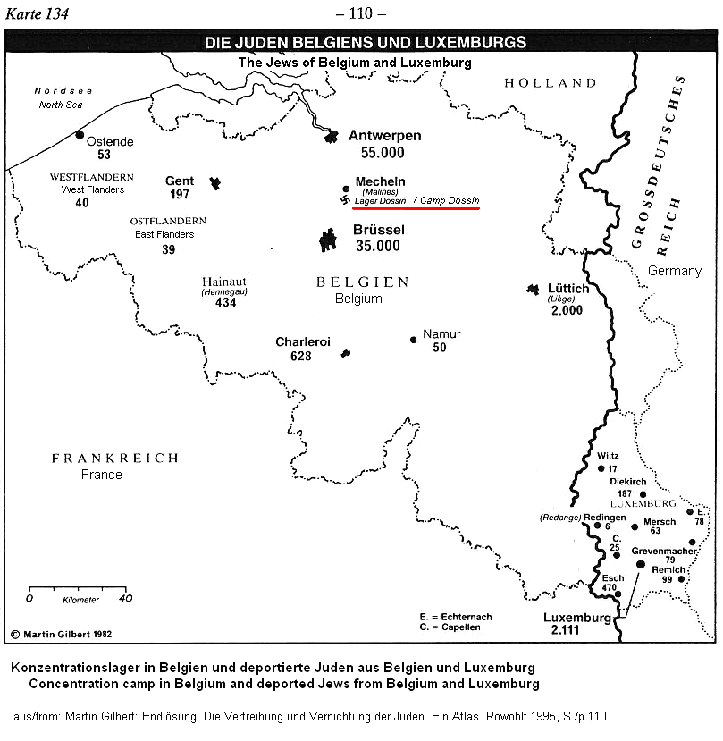 Judenverfolgung: Juden in Belgien und
                      Luxemburg