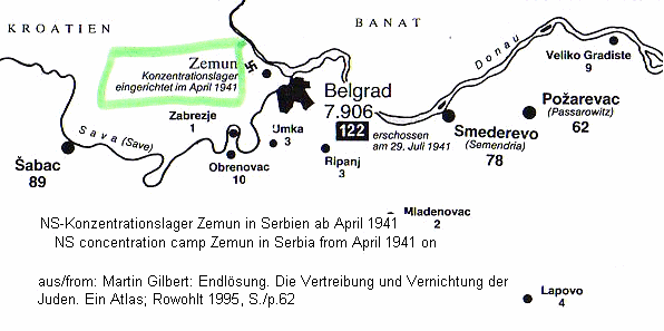 Judenverfolgung: KZ bei Belgrad