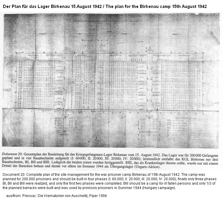 KZ
                        Auschwitz: Plan des Barackenlagers 1942 / cc
                        Auschwitz: Plan of the barrack camp 1942